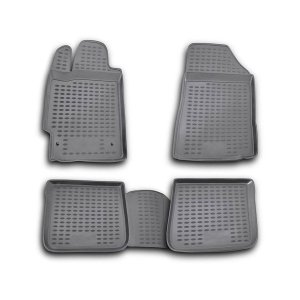 Toyota Camry Floor Mats - Omac - Rubber TPE - Grey - 2007-2011